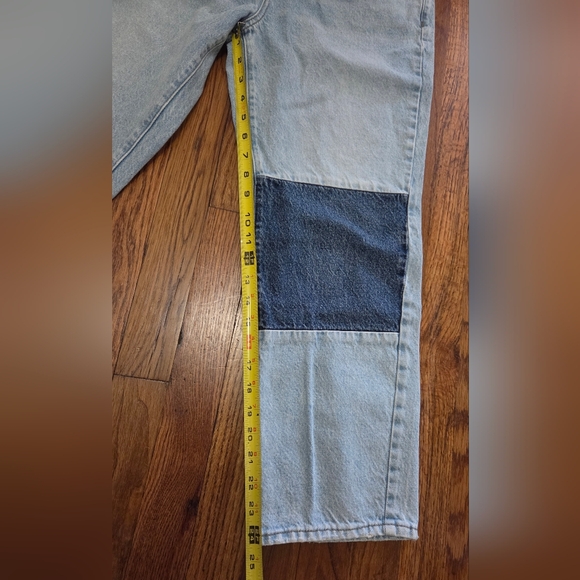 PacSun Stylish Light Blue Patchwork Women's Jeans 28 - Picture 7 of 9